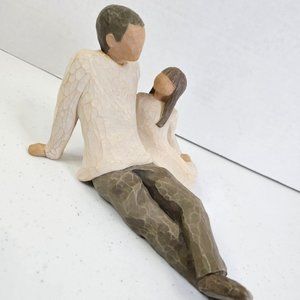 Demdaco Willow Tree "Father and Daughter"  Figurine repaired 2000